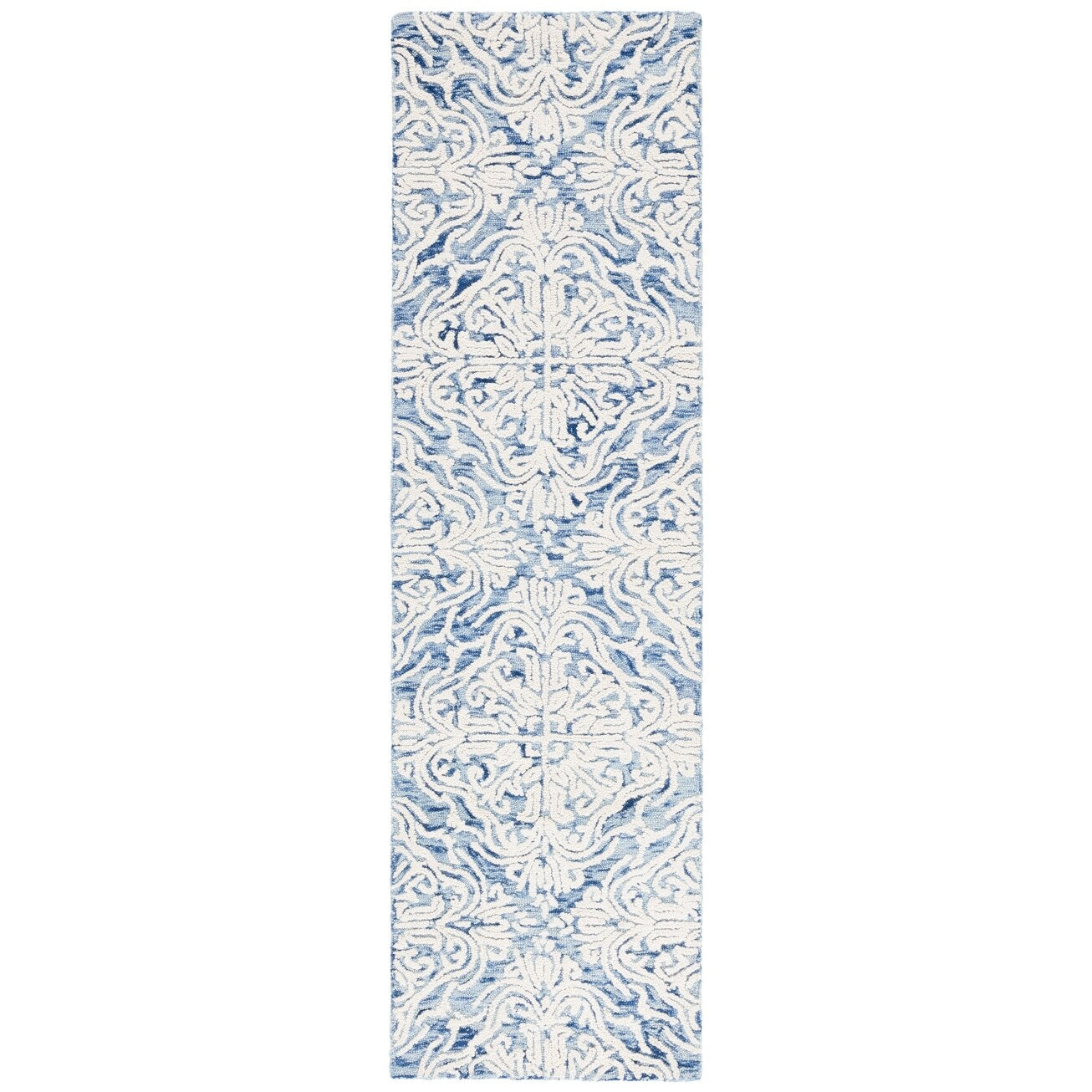 Tapis en laine moderne à motif floral Gertrida, fait main par SAFAVIEH