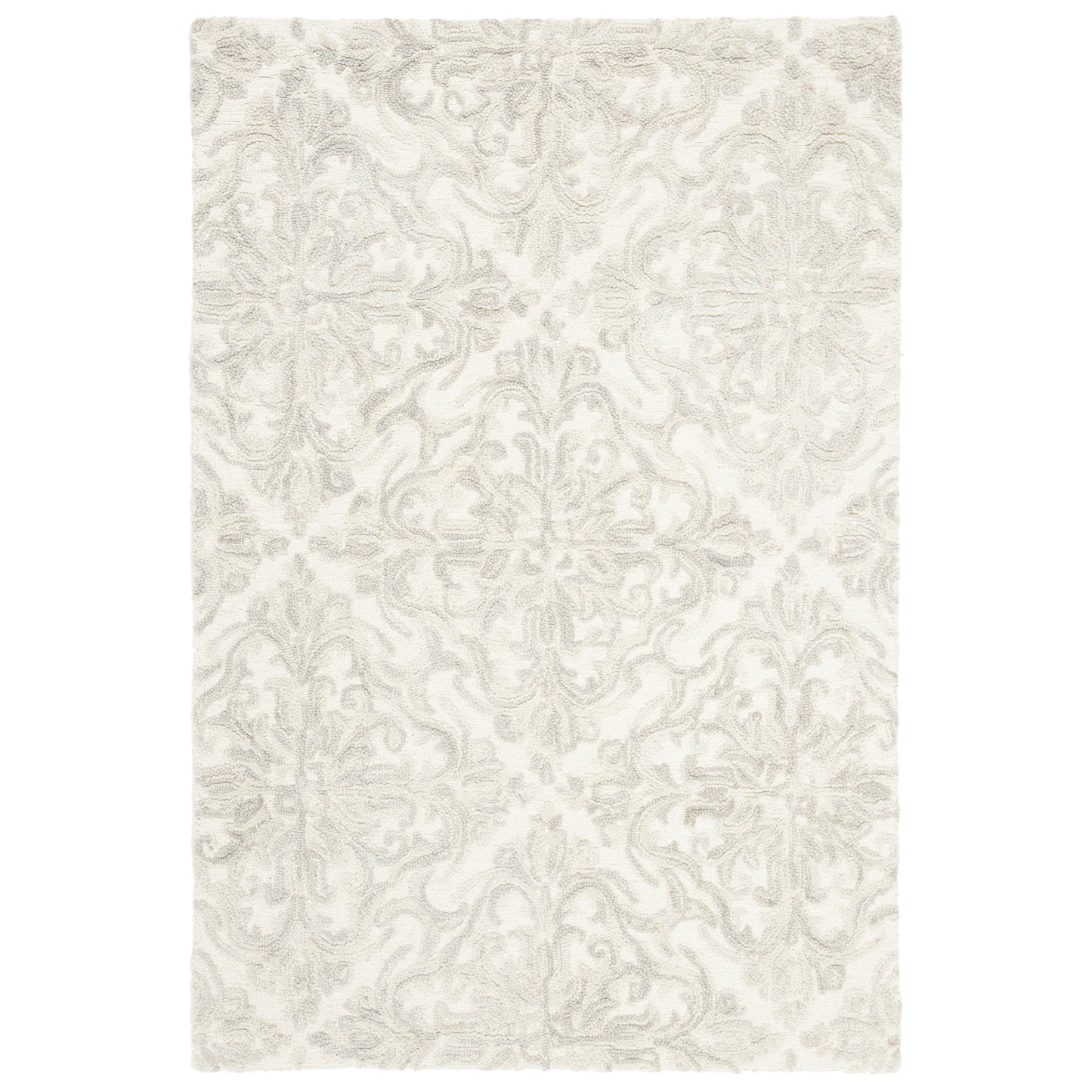 Tapis en laine moderne à motif floral Gertrida, fait main par SAFAVIEH