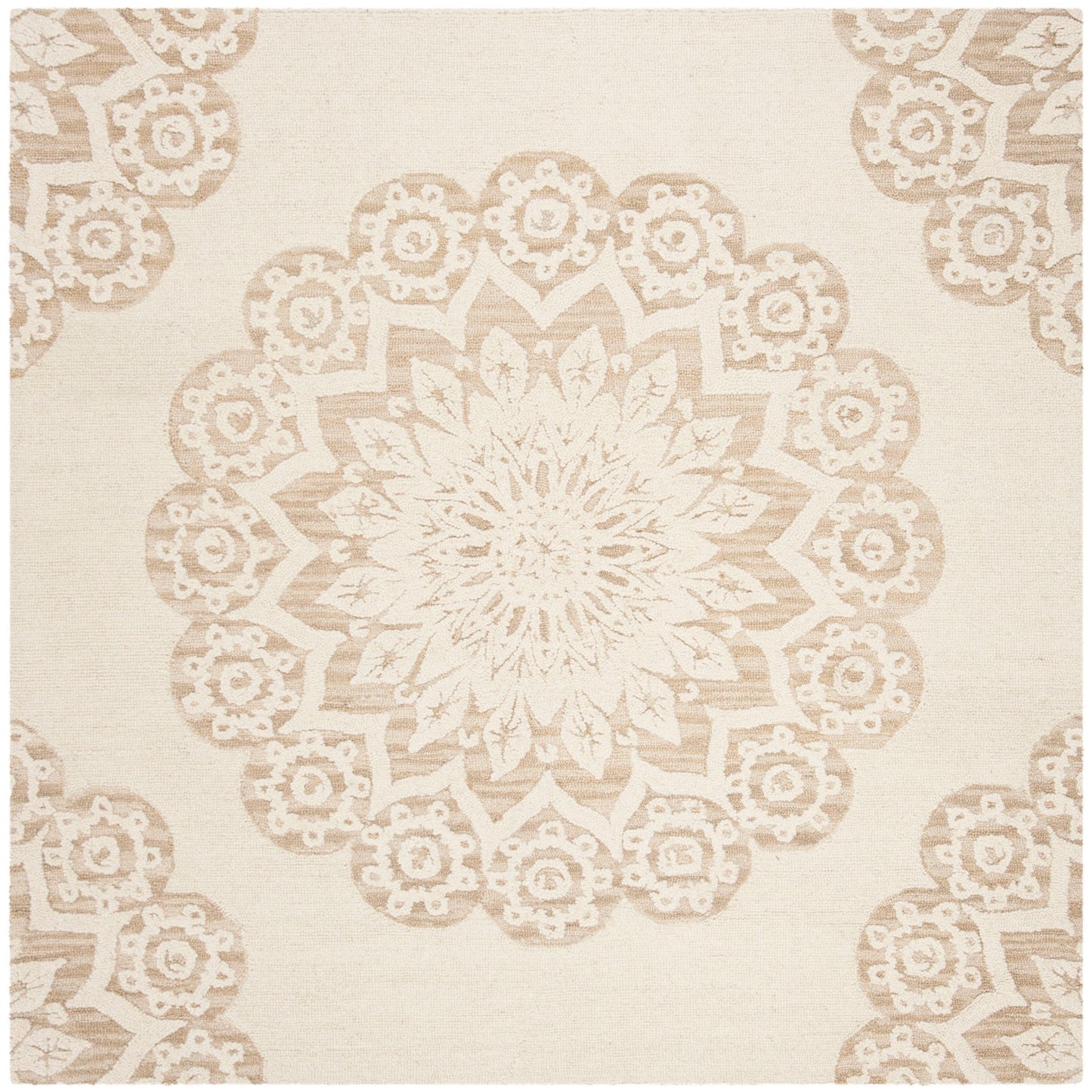 Tapis en laine SAFAVIEH Blossom Oriella fait main, motif floral moderne