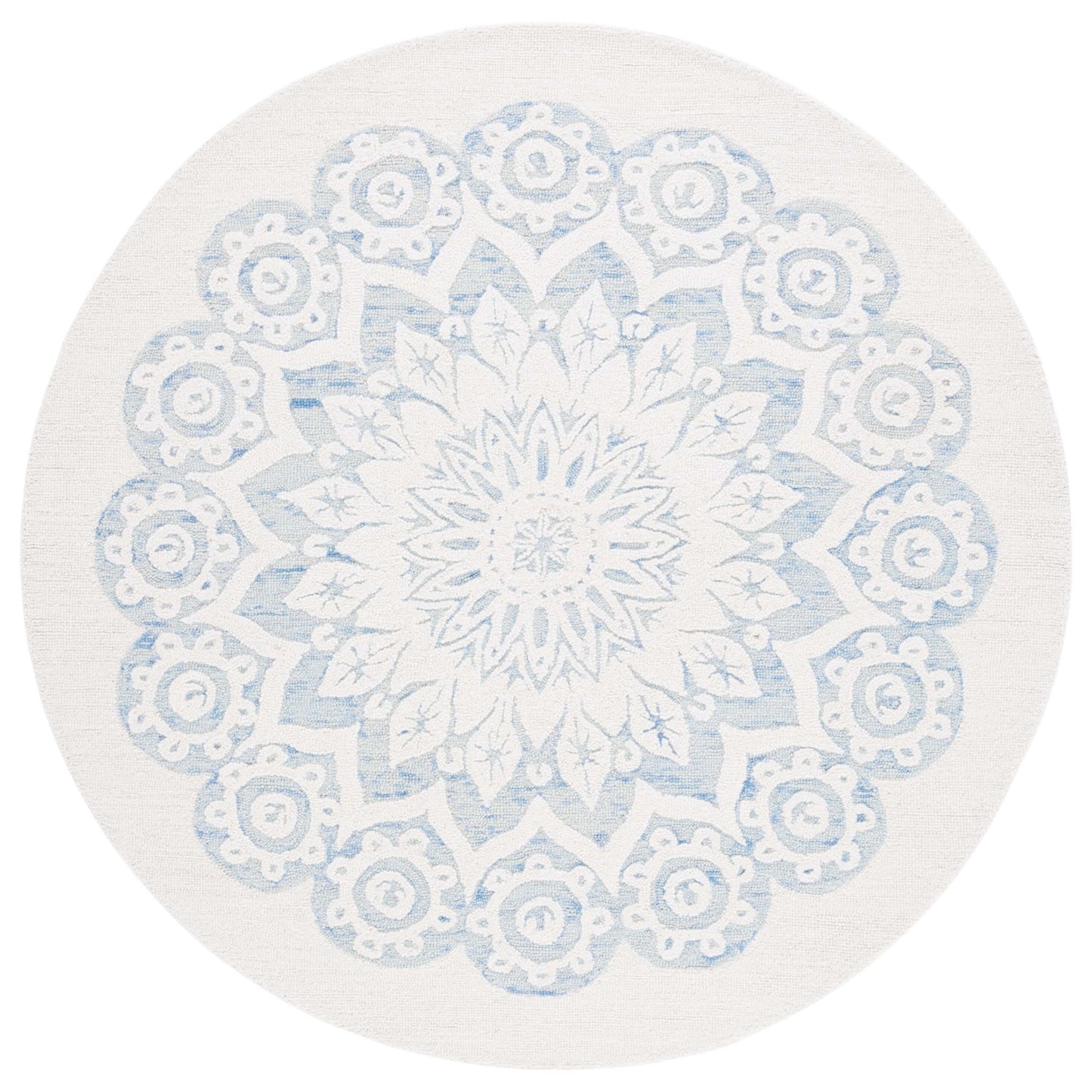 Tapis en laine SAFAVIEH Blossom Oriella fait main, motif floral moderne