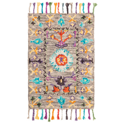Tapis en laine moderne à motif floral Takuko fait main SAFAVIEH