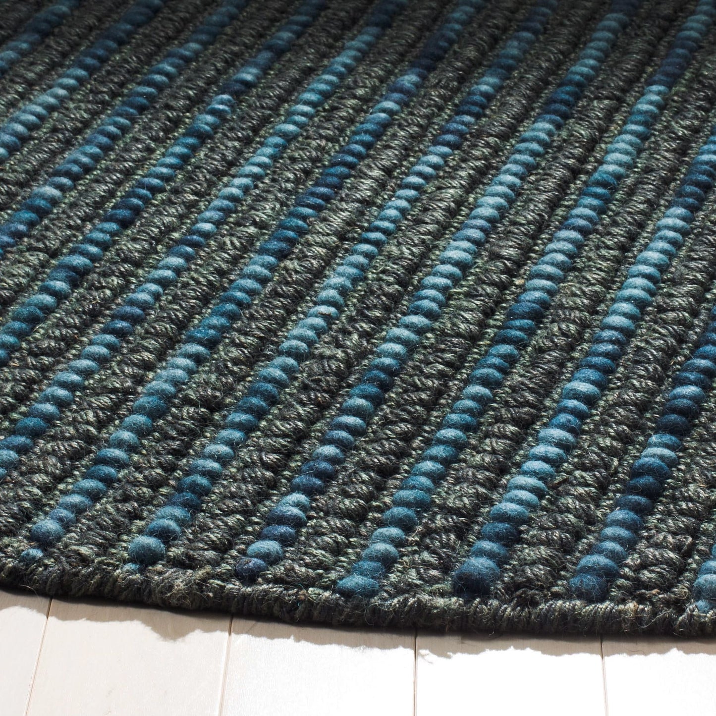 SAFAVIEH Tapis bohème fait à la main en jute et en laine Jelisava