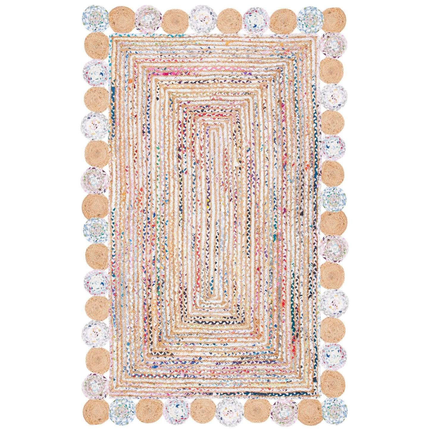 Tapis en jute côtier SAFAVIEH fait main, style Cape Cod Diora