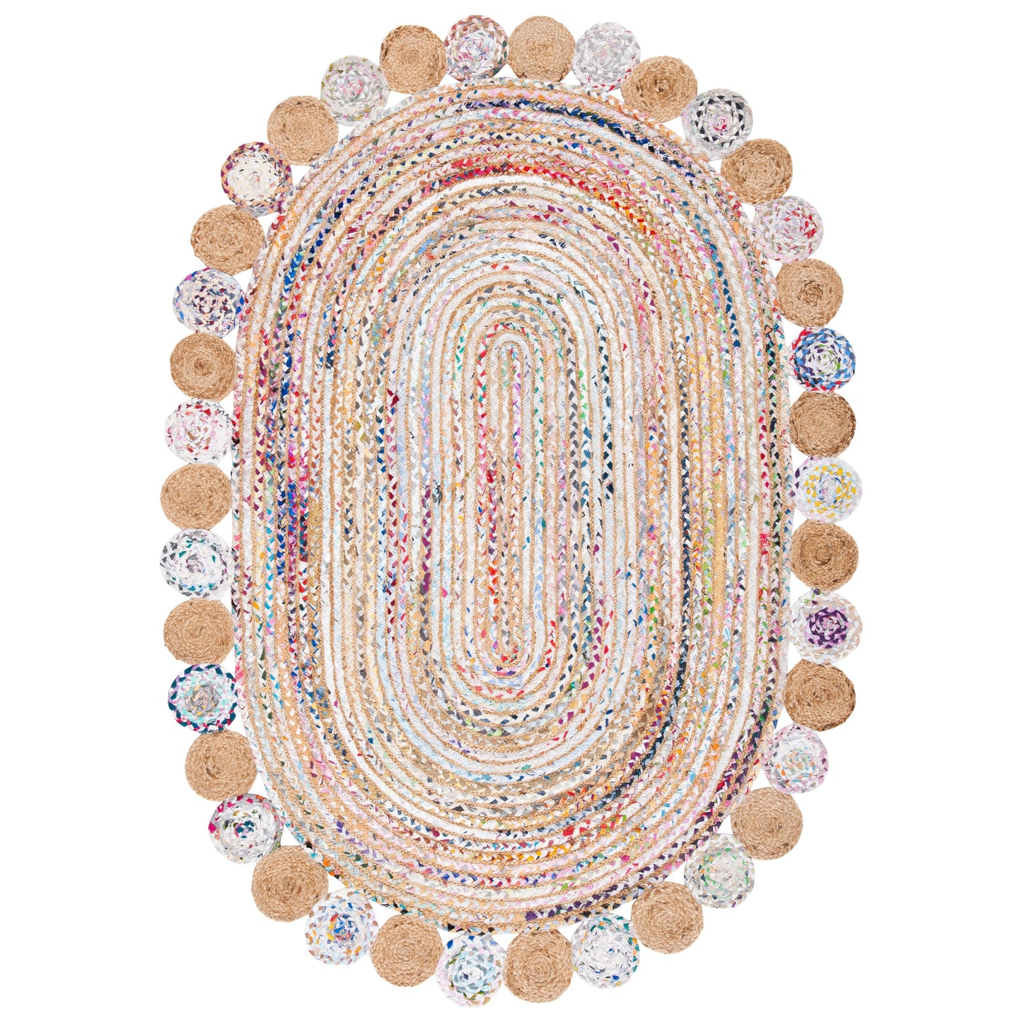 Tapis en jute côtier SAFAVIEH fait main, style Cape Cod Diora