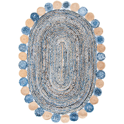 Tapis en jute côtier SAFAVIEH fait main, style Cape Cod Diora