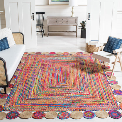 Tapis en jute côtier SAFAVIEH fait main, style Cape Cod Diora