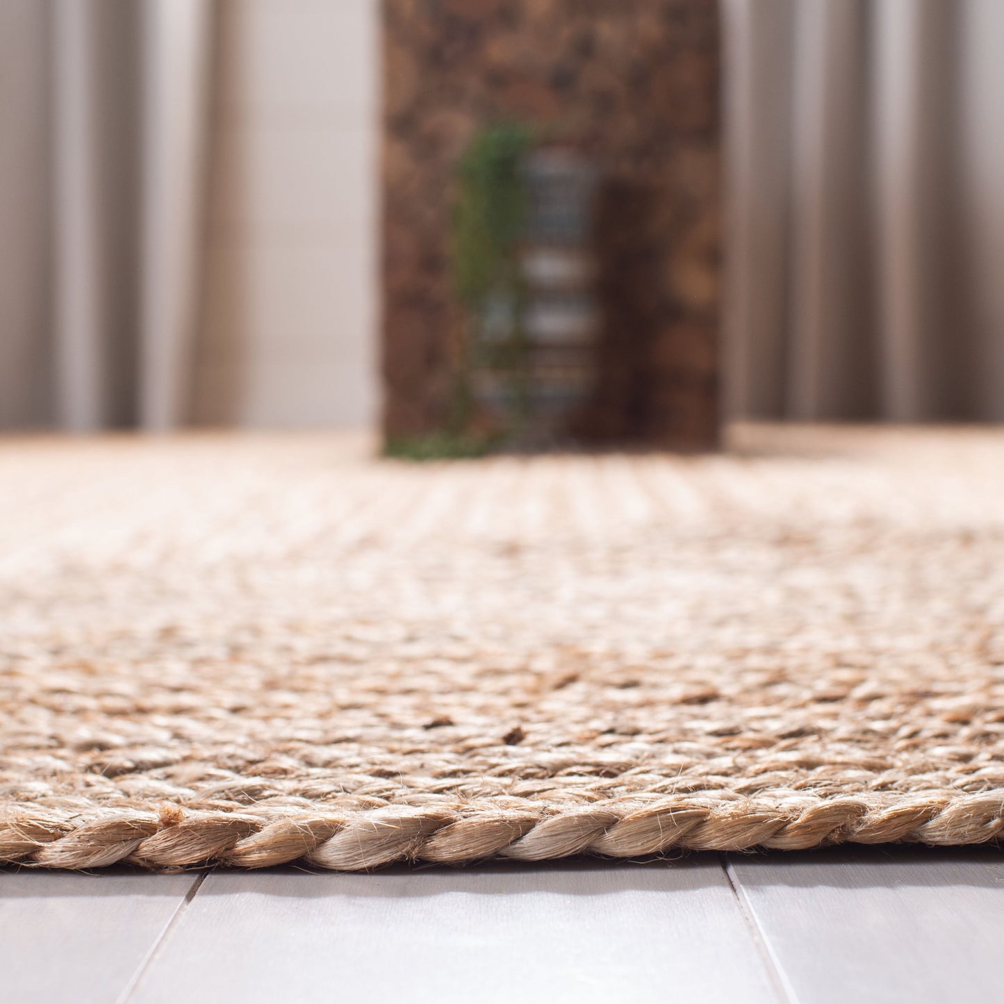 Tapis en jute côtier Pepa de Cape Cod, fait main par SAFAVIEH