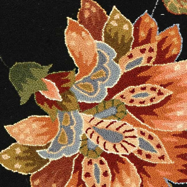 SAFAVIEH Chelsea Klavdia fait à la main en laine florale de campagne française