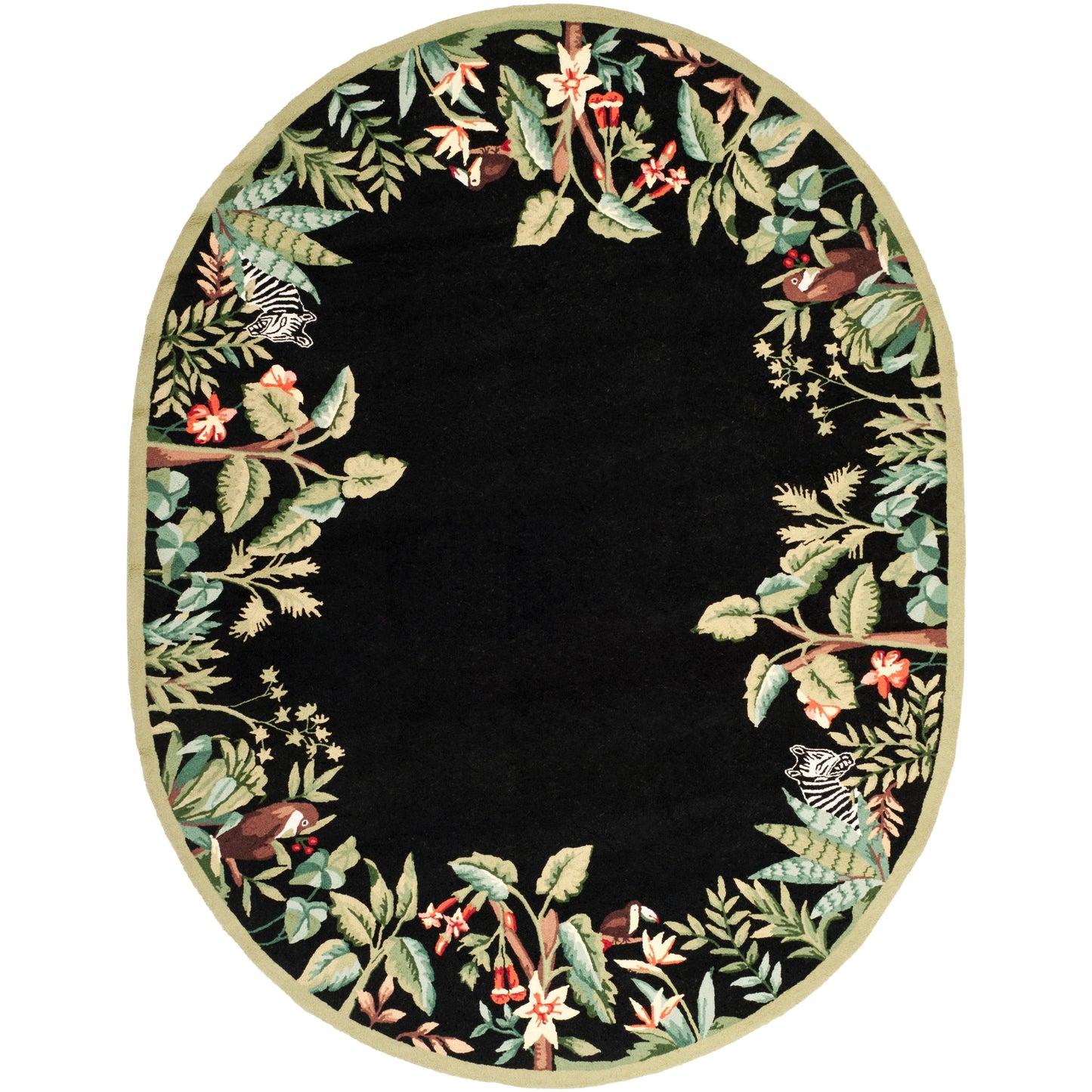 Tapis en laine Chelsea Margrieta fait main SAFAVIEH, style campagne française