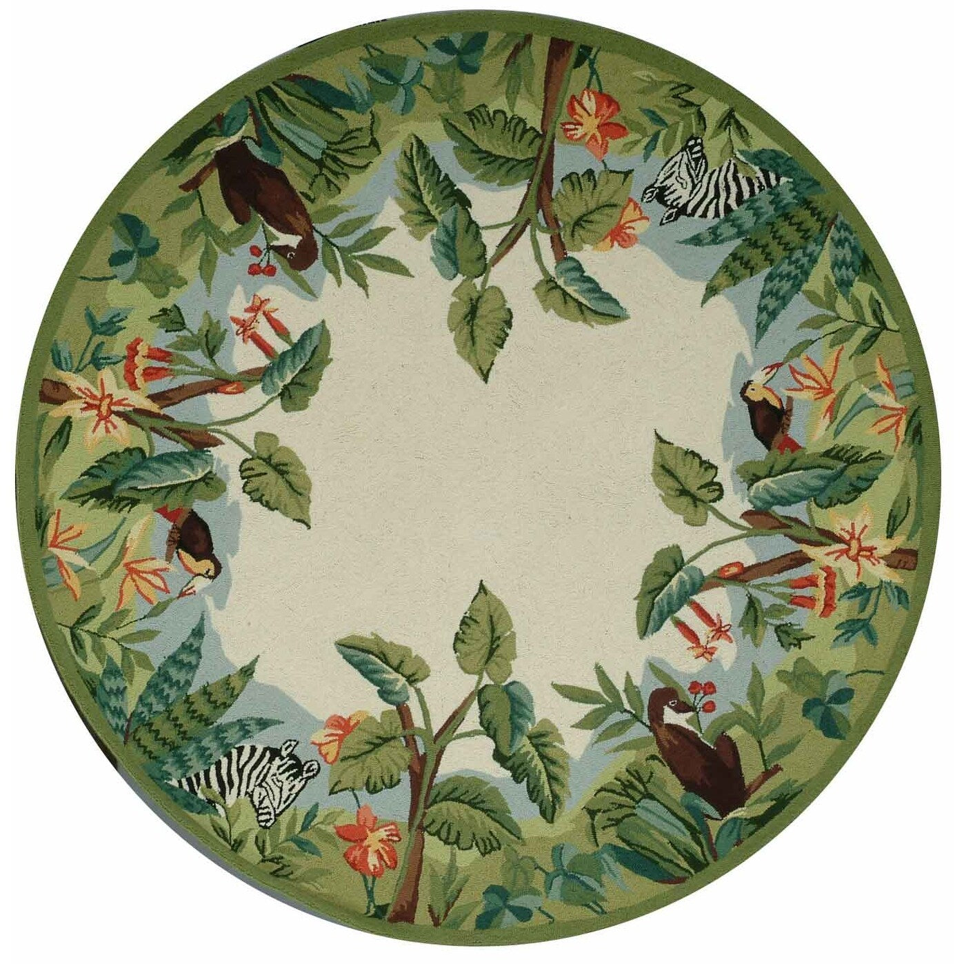 Tapis en laine Chelsea Margrieta fait main SAFAVIEH, style campagne française