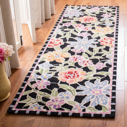 Tapis en laine SAFAVIEH fait main Chelsea Sprig à motif floral style campagne française