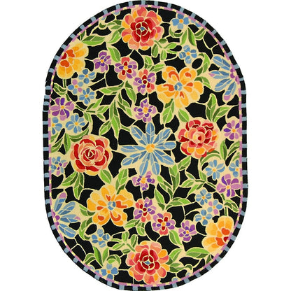 Tapis en laine SAFAVIEH fait main Chelsea Sprig à motif floral style campagne française