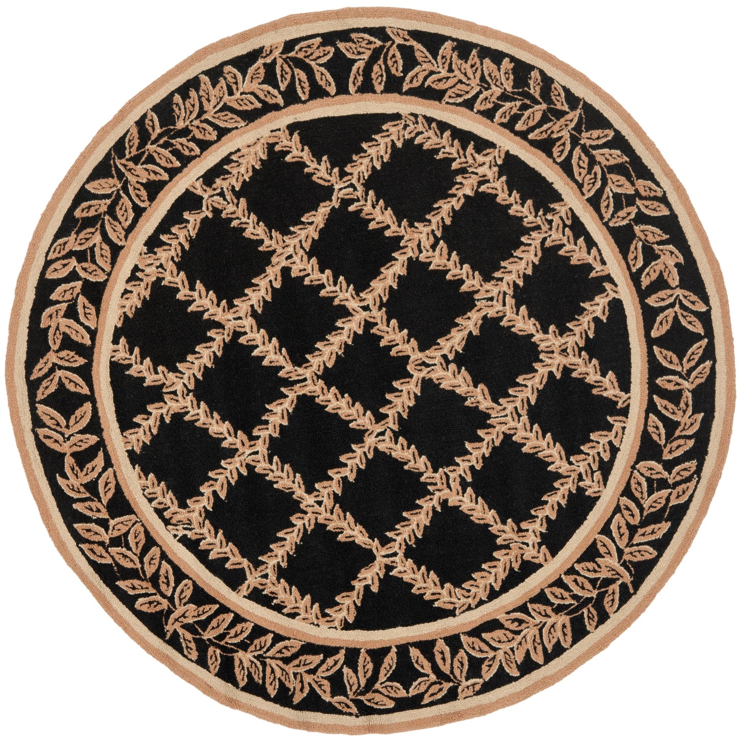 Tapis en laine SAFAVIEH Chelsea Sunstripe Trellis fait main, style campagne française