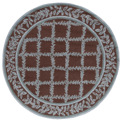 Tapis en laine SAFAVIEH Chelsea Sunstripe Trellis fait main, style campagne française