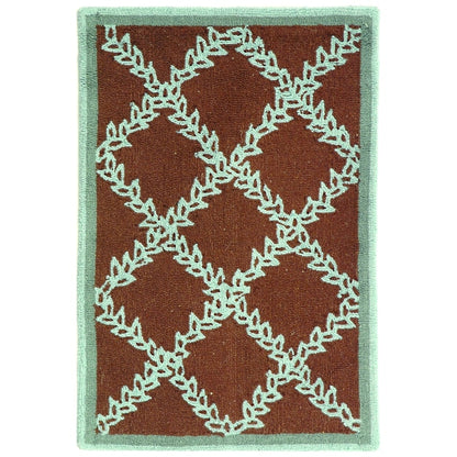 Tapis en laine SAFAVIEH Chelsea Sunstripe Trellis fait main, style campagne française