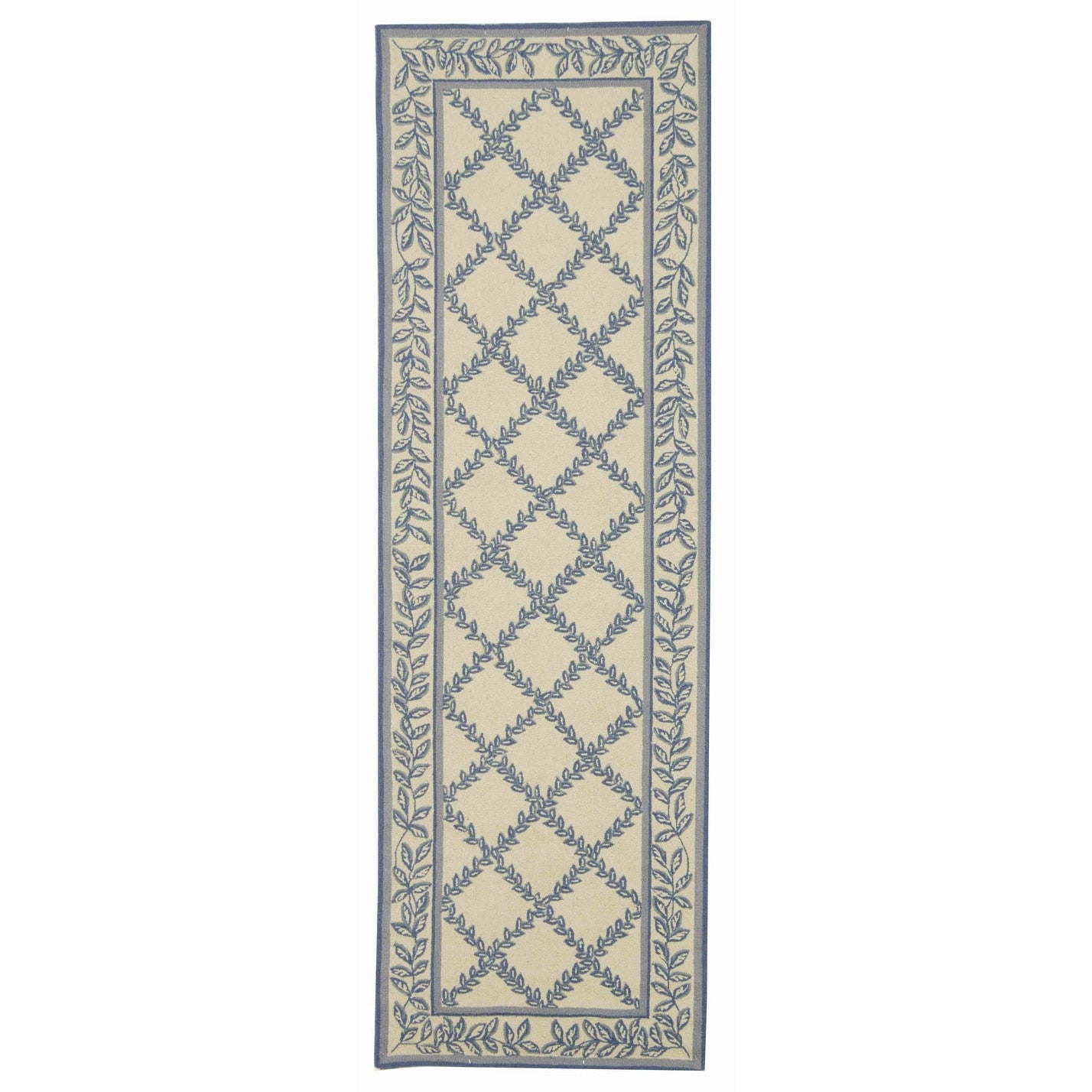Tapis en laine SAFAVIEH Chelsea Sunstripe Trellis fait main, style campagne française