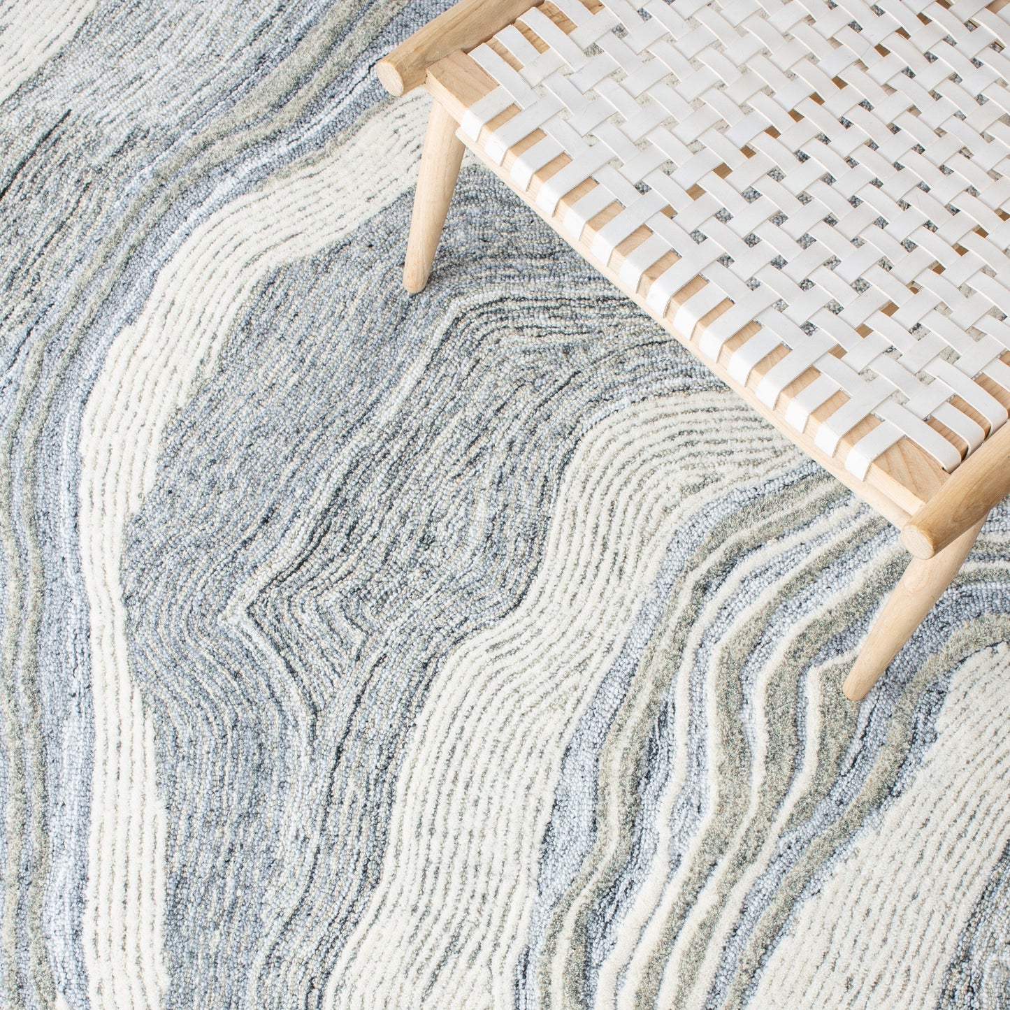 Tapis en laine SAFAVIEH fait main Fifth Avenue Klari Moderne Abstrait