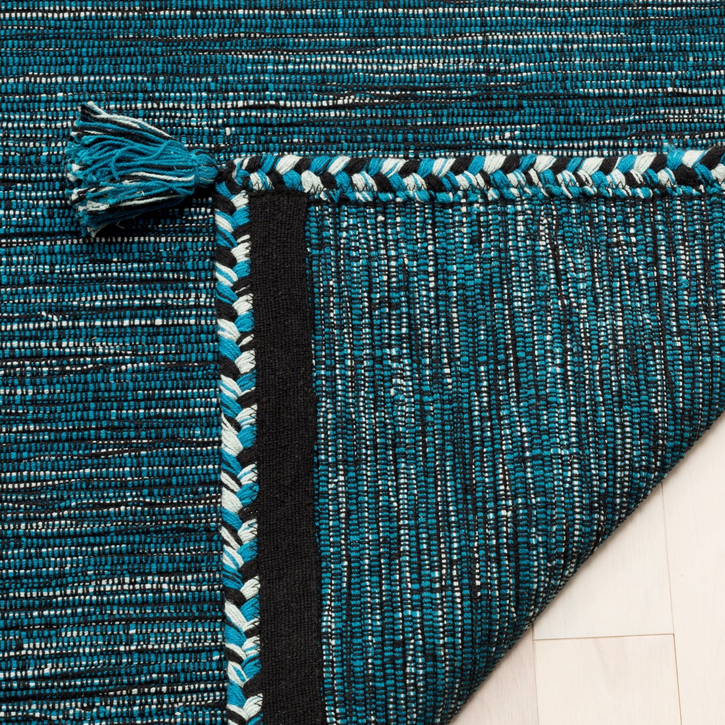 Tapis décontracté en coton tissé à plat SAFAVIEH Montauk Jahi à carreaux, fait main