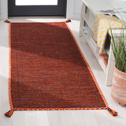 Tapis décontracté en coton tissé à plat SAFAVIEH Montauk Jahi à carreaux, fait main