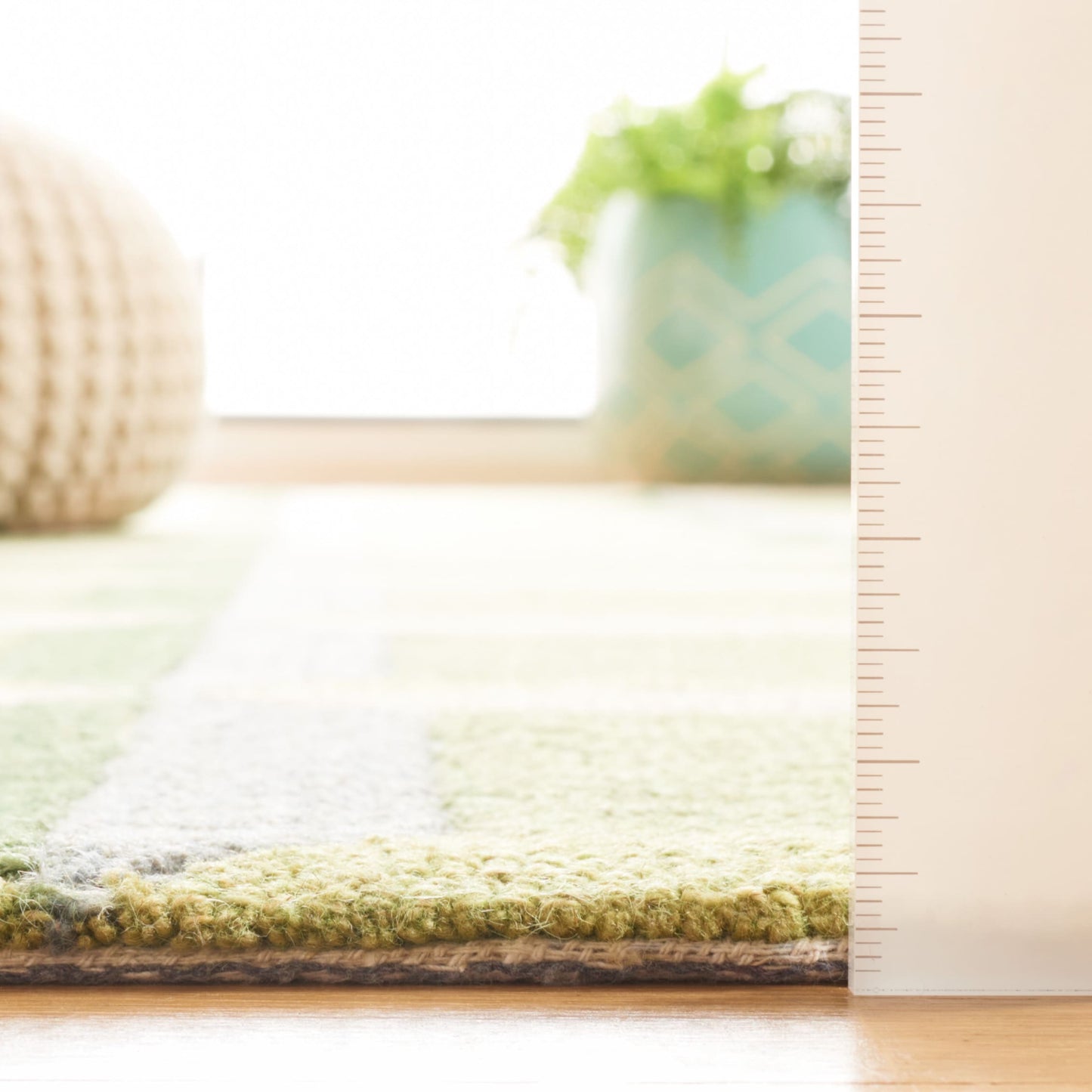 Tapis en laine SAFAVIEH fait main, style Hikariko, moderne du milieu du siècle