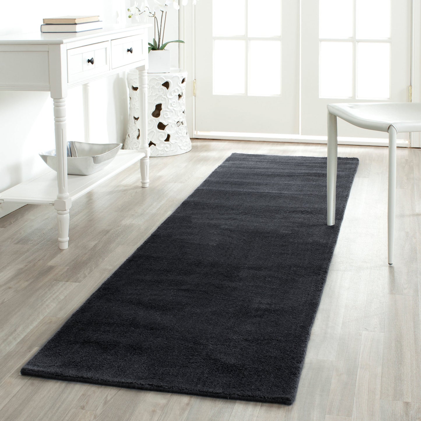 Tapis moderne en laine à carreaux tissés à la main SAFAVIEH Himalaya