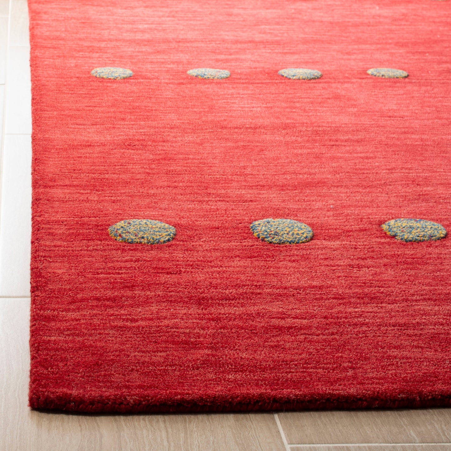 Tapis moderne en laine SAFAVIEH, fait main, motif coquelicot de l'Himalaya
