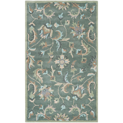 Tapis en laine à motif floral champêtre SAFAVIEH fait main, style jardin aase