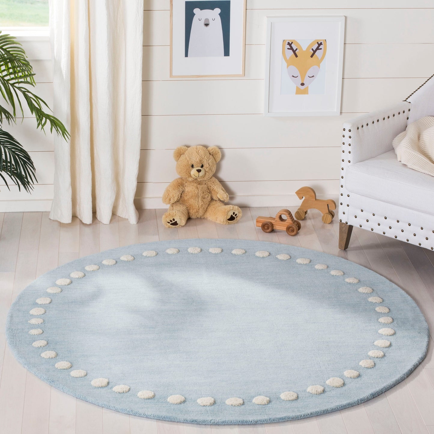 Tapis en laine Alondra pour enfants, fait main, SAFAVIEH