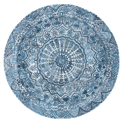 SAFAVIEH Tapis en laine à médaillon moderne Carlijn fait à la main