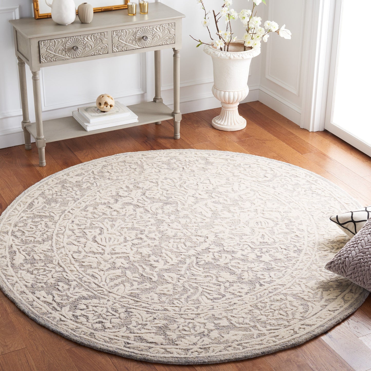 Tapis en laine SAFAVIEH fait main Metro Suada style campagne française