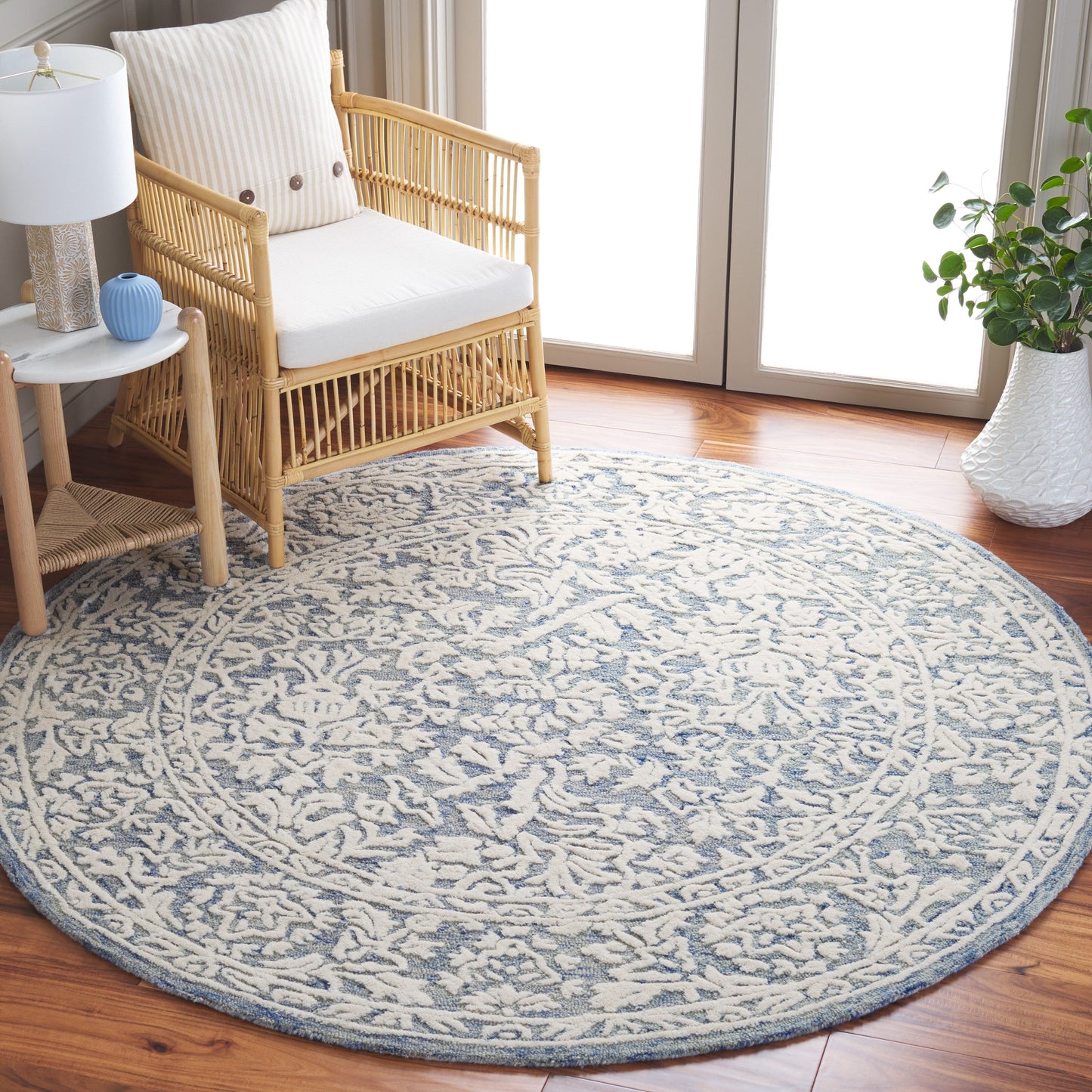 Tapis en laine SAFAVIEH fait main Metro Suada style campagne française