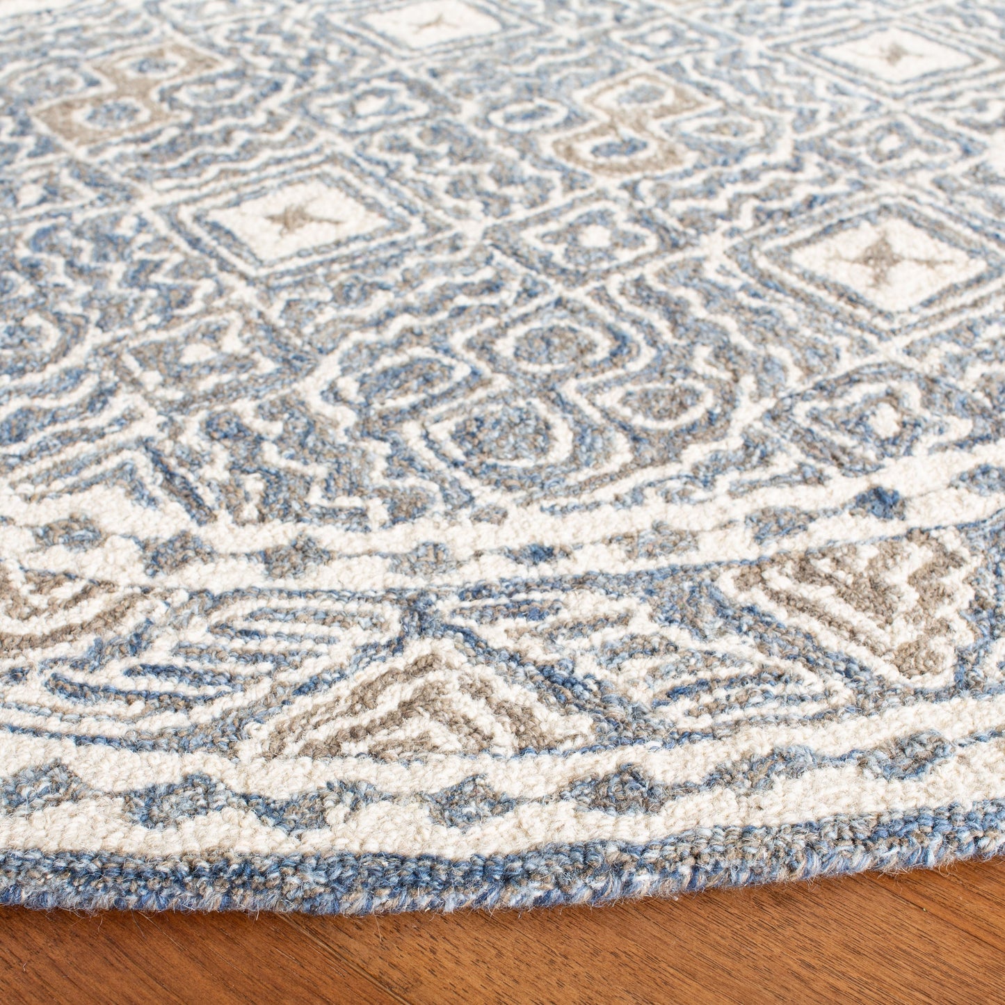 Tapis SAFAVIEH en laine Lutetia micro-bouclée faite à la main