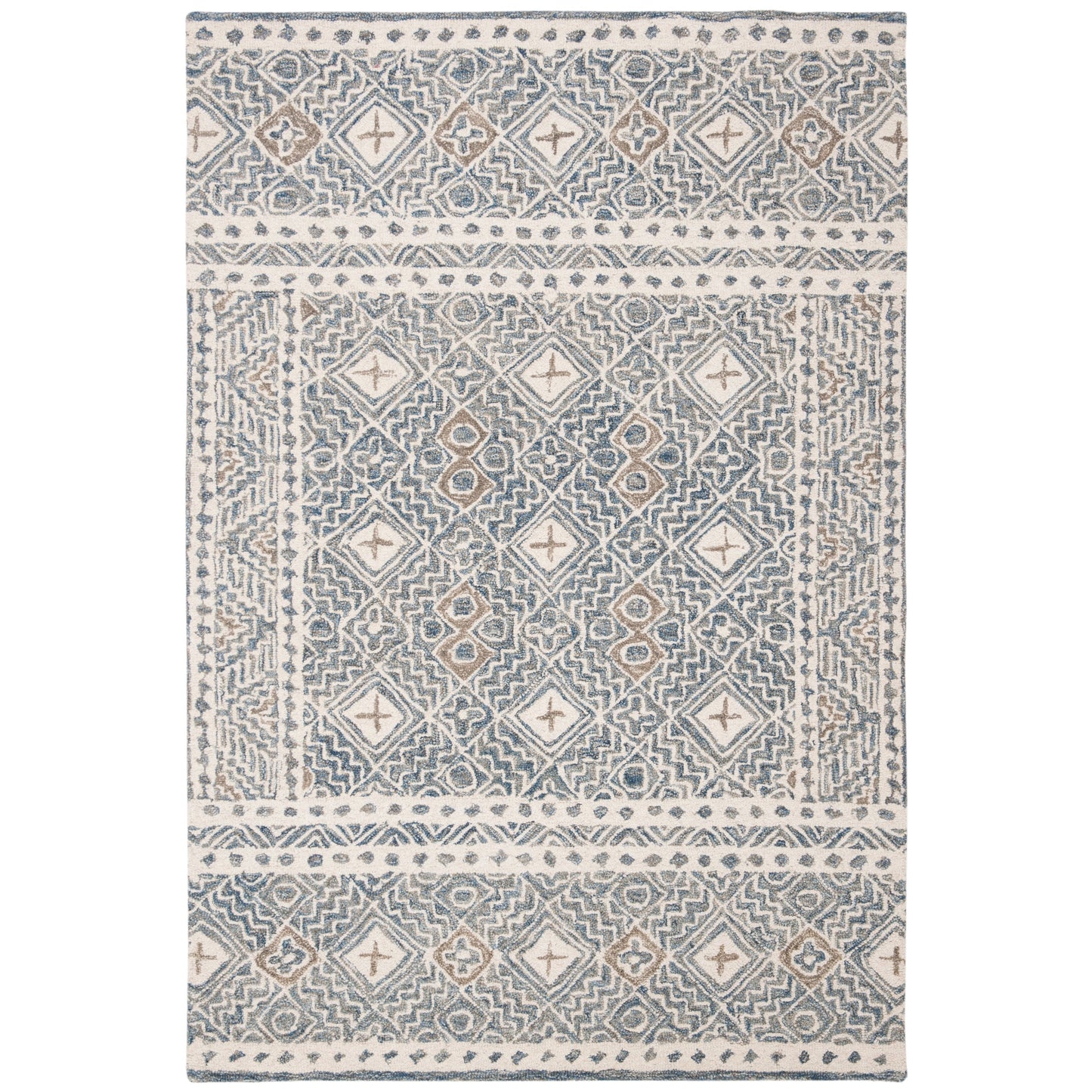 Tapis SAFAVIEH en laine Lutetia micro-bouclée faite à la main