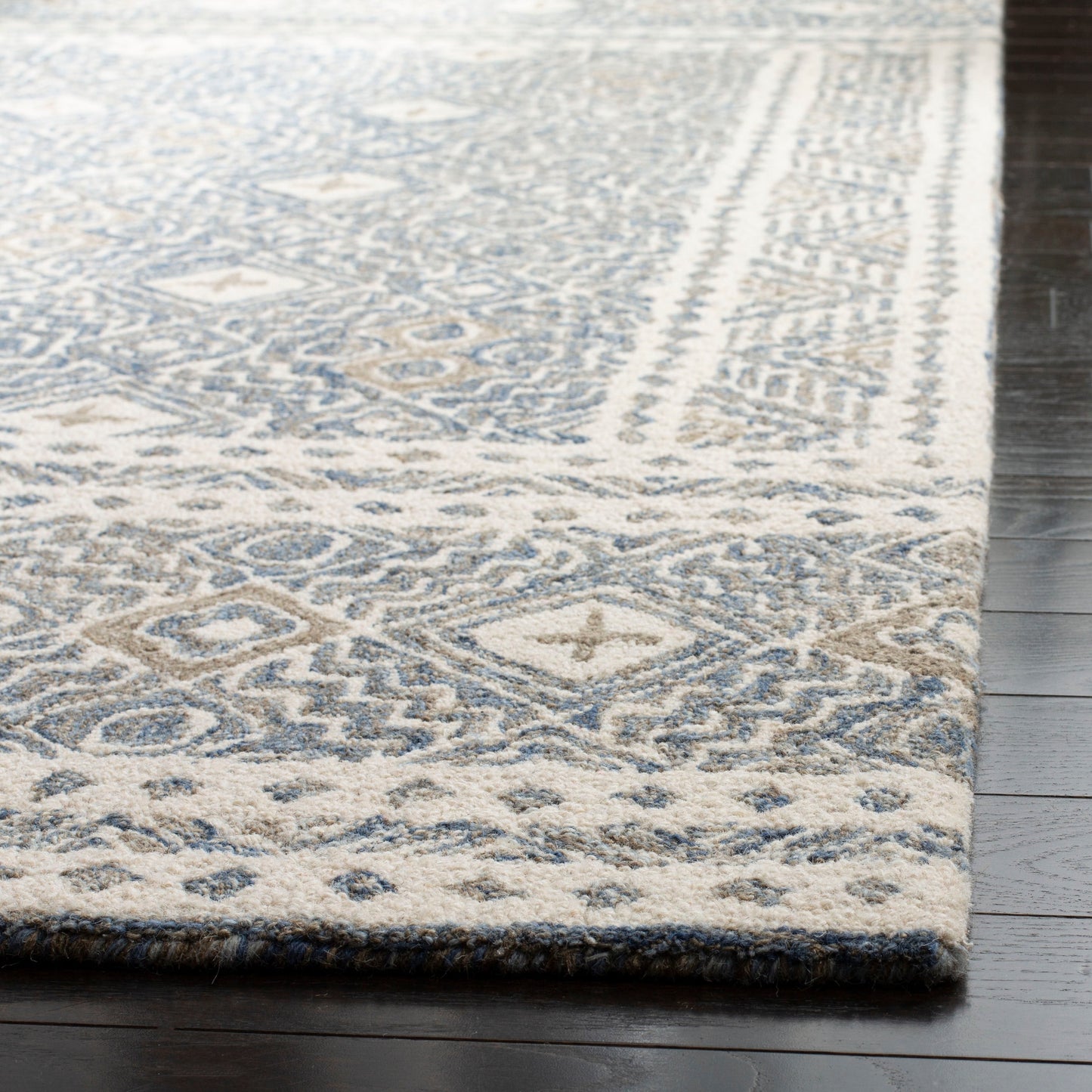 Tapis SAFAVIEH en laine Lutetia micro-bouclée faite à la main
