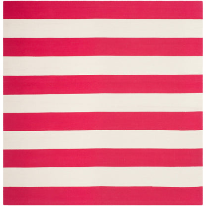 Tapis SAFAVIEH Montauk à rayures Geltrude en coton tissé plat fait main