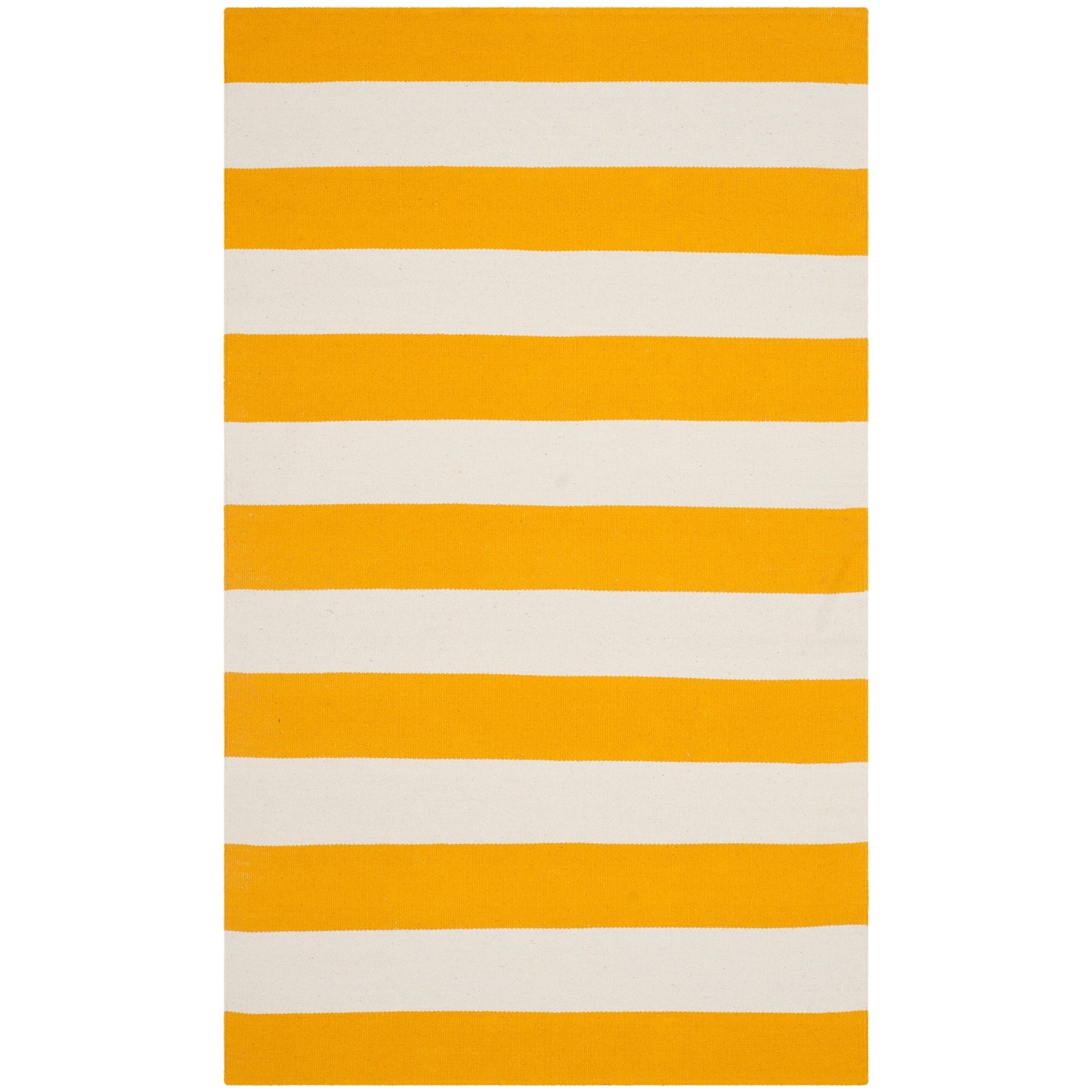 Tapis SAFAVIEH Montauk à rayures Geltrude en coton tissé plat fait main