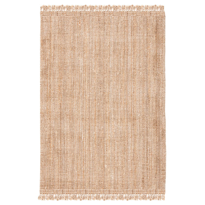 Tapis SAFAVIEH Mirnesa en jute naturel fait main avec franges