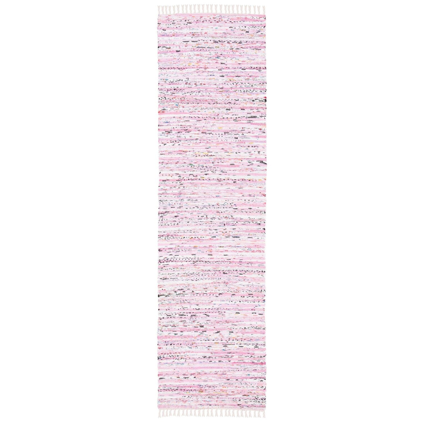 Tapis en coton à rayures scintillantes fait main SAFAVIEH