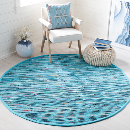 Tapis en coton à rayures scintillantes fait main SAFAVIEH