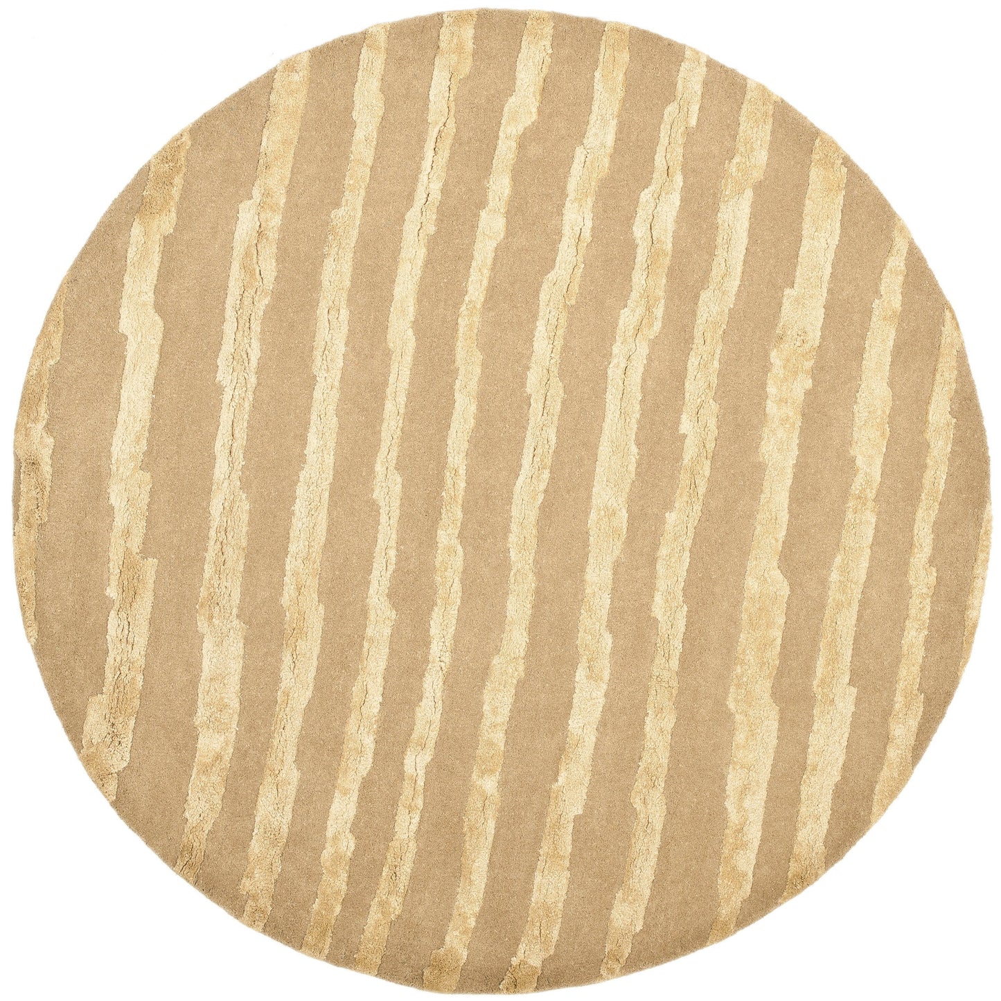 Tapis SAFAVIEH Soho à rayures Kikue fait main en laine de Nouvelle-Zélande