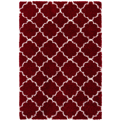 Tapis SAFAVIEH Hudson Shag Jeryl Glam Trellis de 5 cm d'épaisseur