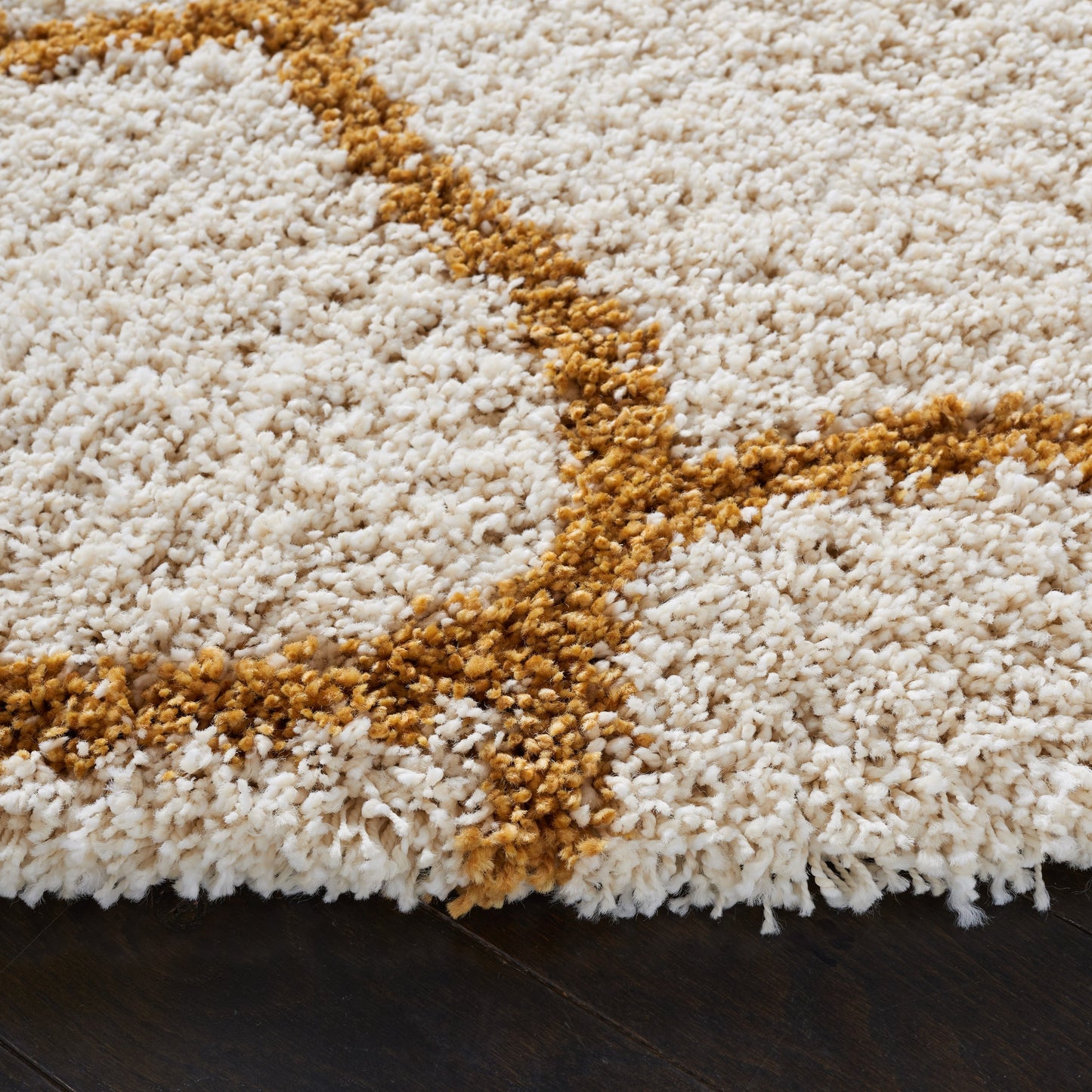 Tapis SAFAVIEH Hudson Shag Pushpa Trellis de 5 cm d'épaisseur