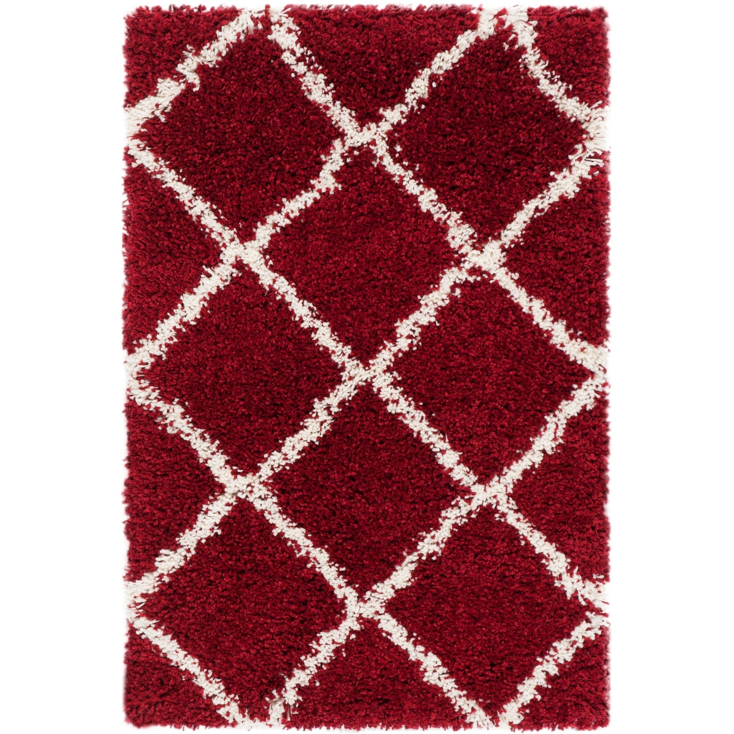 Tapis SAFAVIEH Hudson Shag Raili Diamond Trellis de 5 cm d'épaisseur