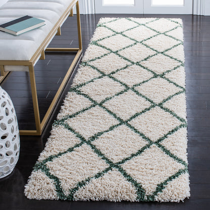 Tapis SAFAVIEH Hudson Shag Raili Diamond Trellis de 5 cm d'épaisseur