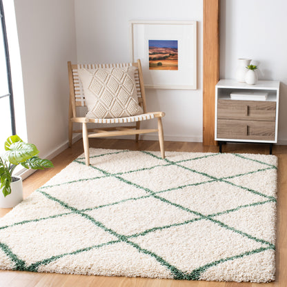 Tapis SAFAVIEH Hudson Shag Raili Diamond Trellis de 5 cm d'épaisseur