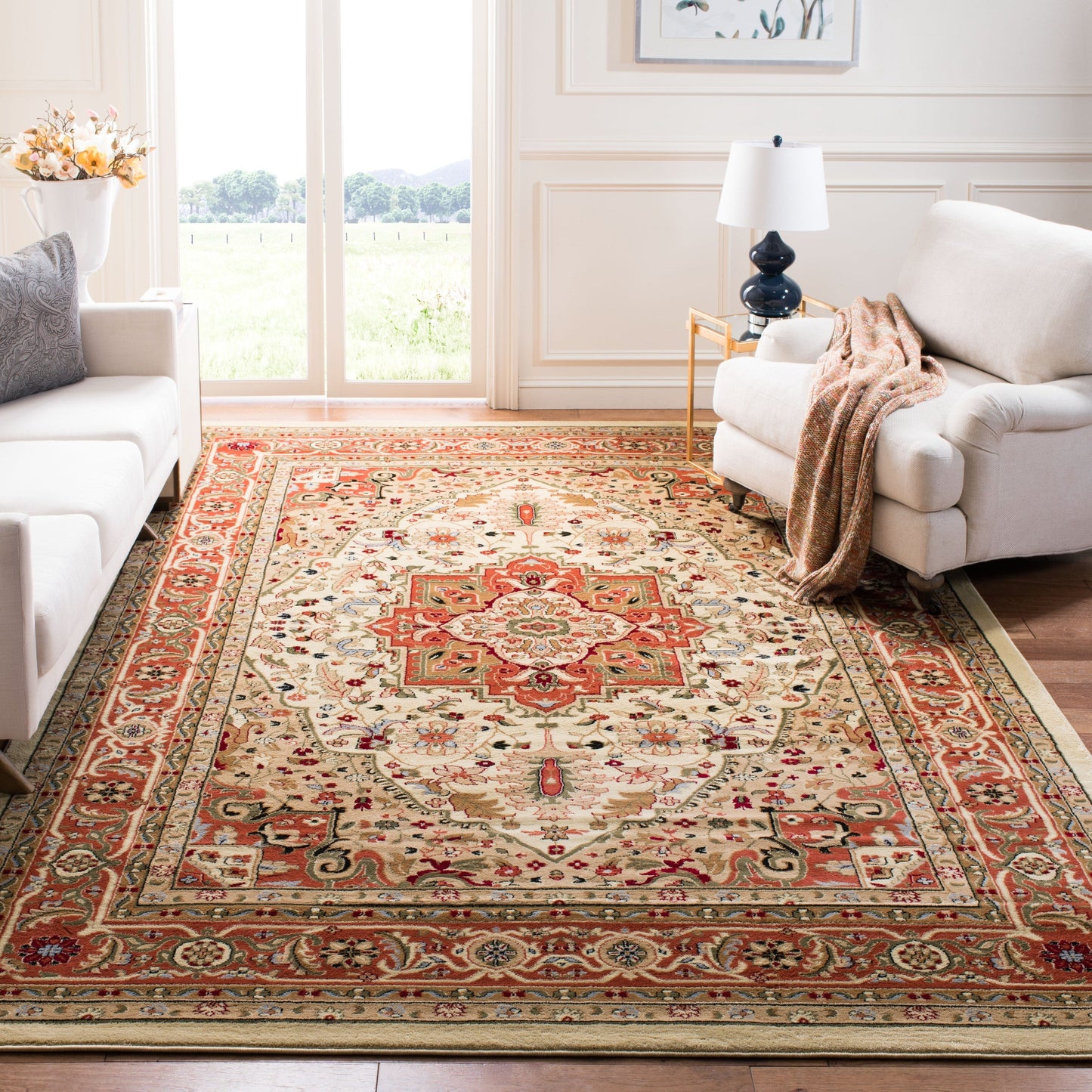 Tapis SAFAVIEH Lyndhurst Laquita à médaillon oriental traditionnel