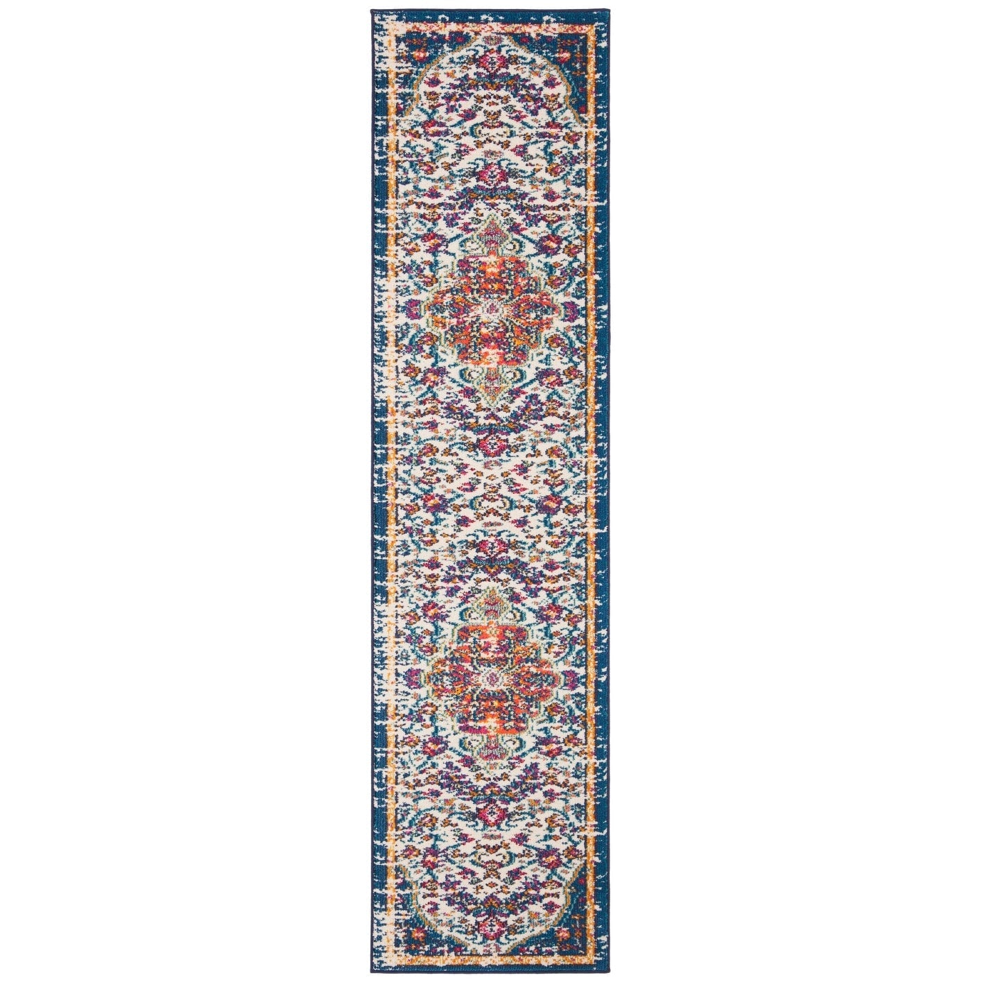 Tapis SAFAVIEH Madison Libusa Boho à médaillon vieilli