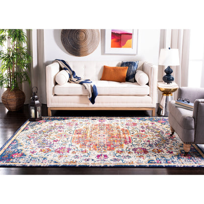 Tapis SAFAVIEH Madison Libusa Boho à médaillon vieilli
