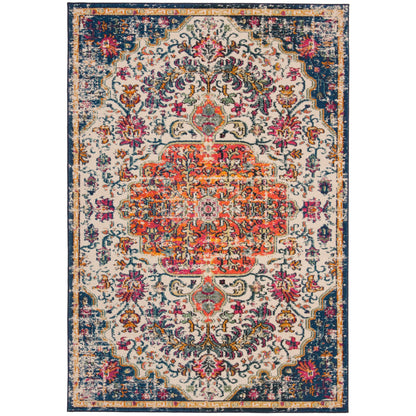 Tapis SAFAVIEH Madison Libusa Boho à médaillon vieilli