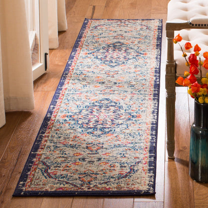 Tapis SAFAVIEH Madison Libusa Boho à médaillon vieilli